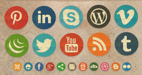 Social media buttons